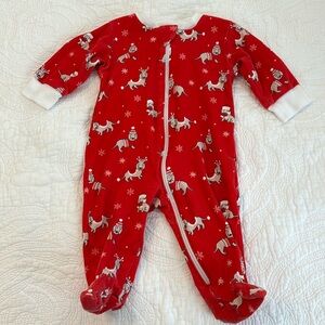 Kissy Kissy Santa Puppy Onesie